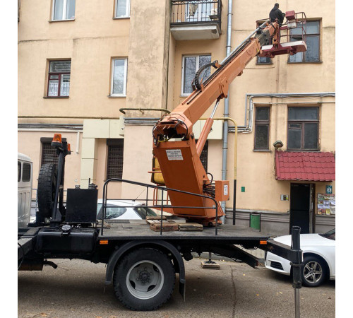 Услуга фасадных работ с автовышки в Минске и области — цены и условия работы